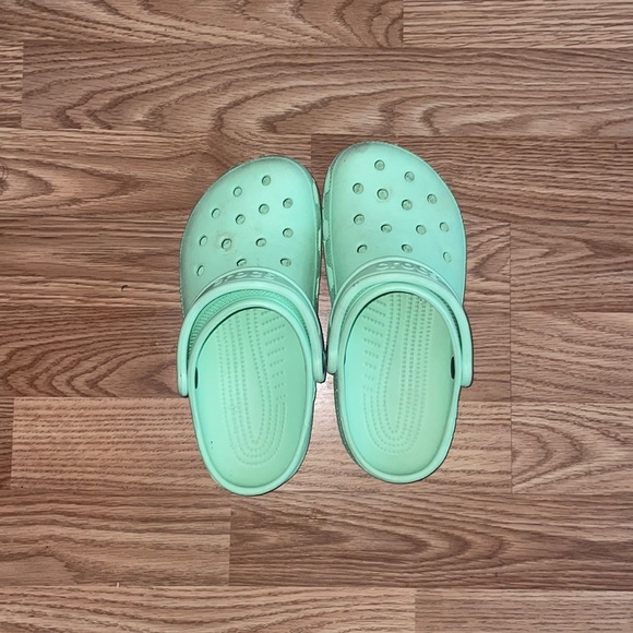 Mint Green Crocs - Picture 1 of 4